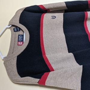 Chaps Striped Cotton Sweater